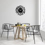 Wallity Rasputin Reloj de Pared Decorativo Negro